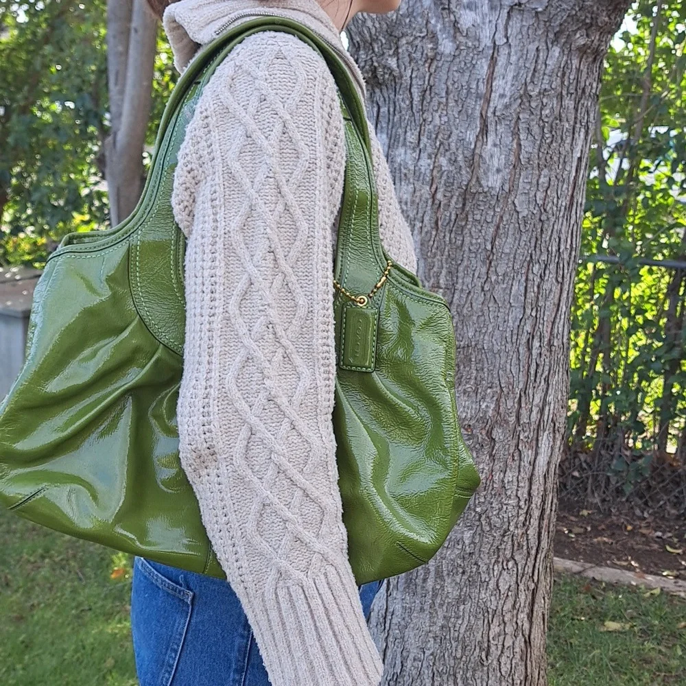 Coach Ergo Pleated Framed Satchel-Style No. 12520 Released About 2008โ๏ธ๐๐๐๐ - Picture 1 of 16